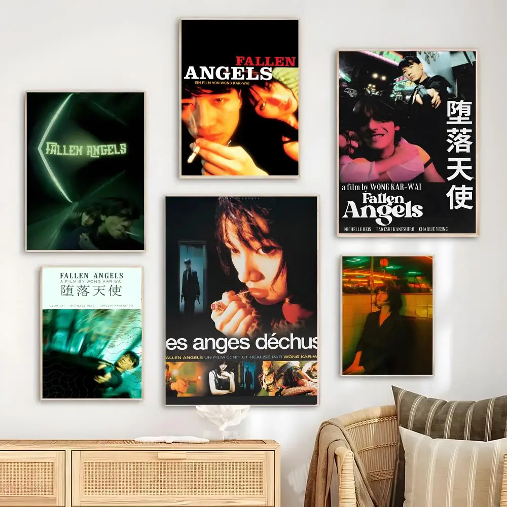 Fallen Angels 1995 Wong Kar Wai Series Poster Bedroom living room study & beyond self adhesive decor + perfect gift