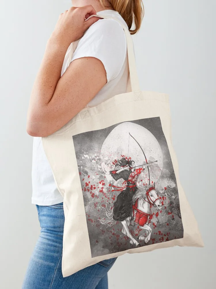 

Horse and Rider - Yabusame Tote Bag personalized tote bag shopper bag women tote university cloth woman