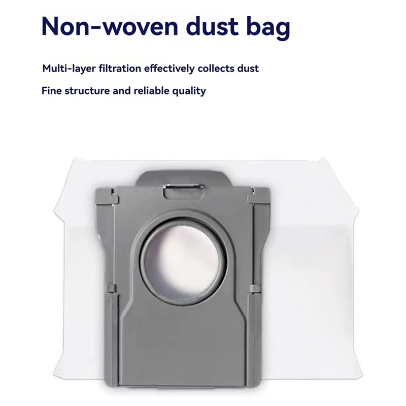 A86I-Berkenaan untuk Aksesori Penyapu Robot Kantong Debu Dreame X30, Kantong Debu Mesin Penyapu