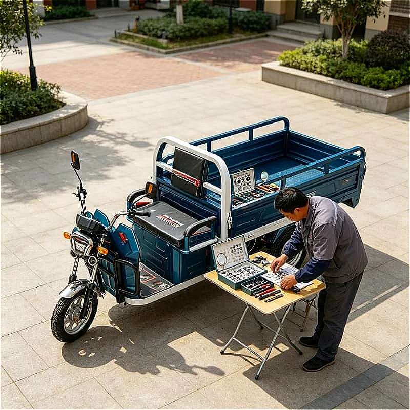 

3 Wheel Farm Electric Vehicle 48V 1200W 250kg Load For Nursery Garden Livestock Feed Equipment Transport Customized