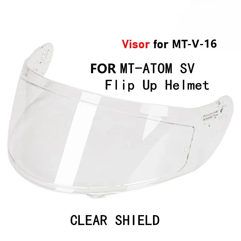

Visor for MT-V-16 ATOM SV Helmet lens for MT Disposter Helmet Library Visor Lens