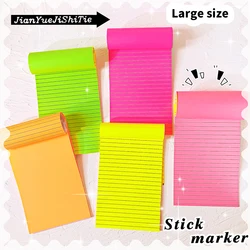 Stationery Large size memo pad planner adhesive notes self-adhesive notes office supplies sticky notes Paper stickers for books