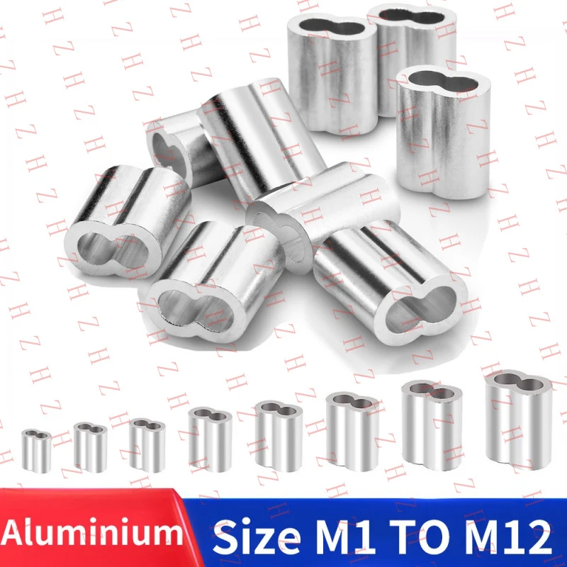 

U+Aluminium Wire Cable Ferrules Double Hole Crimping Sleeve Crimp 1mm To 12mm【Wholesale private message sellers】