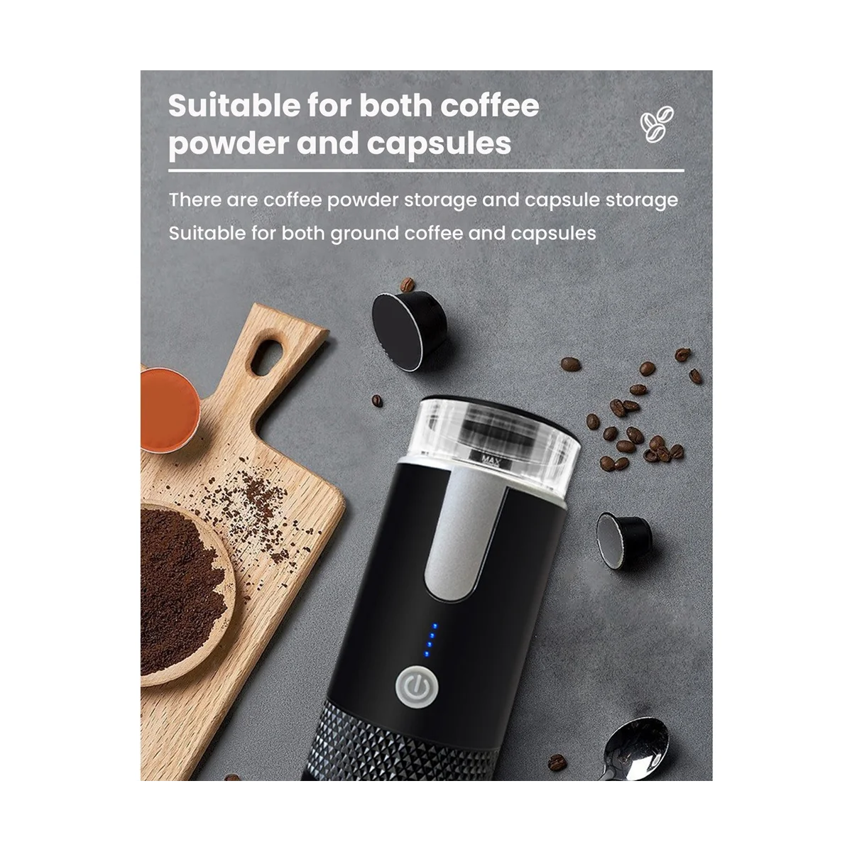 Portable Wireless Coffee Machine Built-in Battery Rechargeable Outdoor Travel Car Home Fully Automatic Coffee Maker