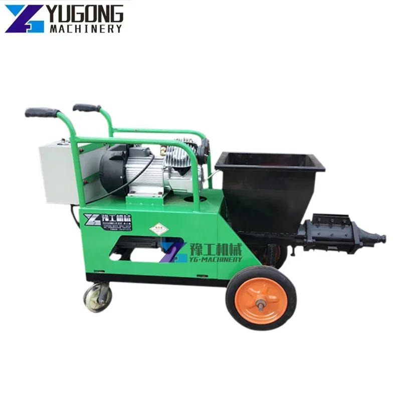 Cement Plaster Spray Machine Screw Slurry Grouting Sand Material Gypsum Mortar Wall Spraying Pump for Construction