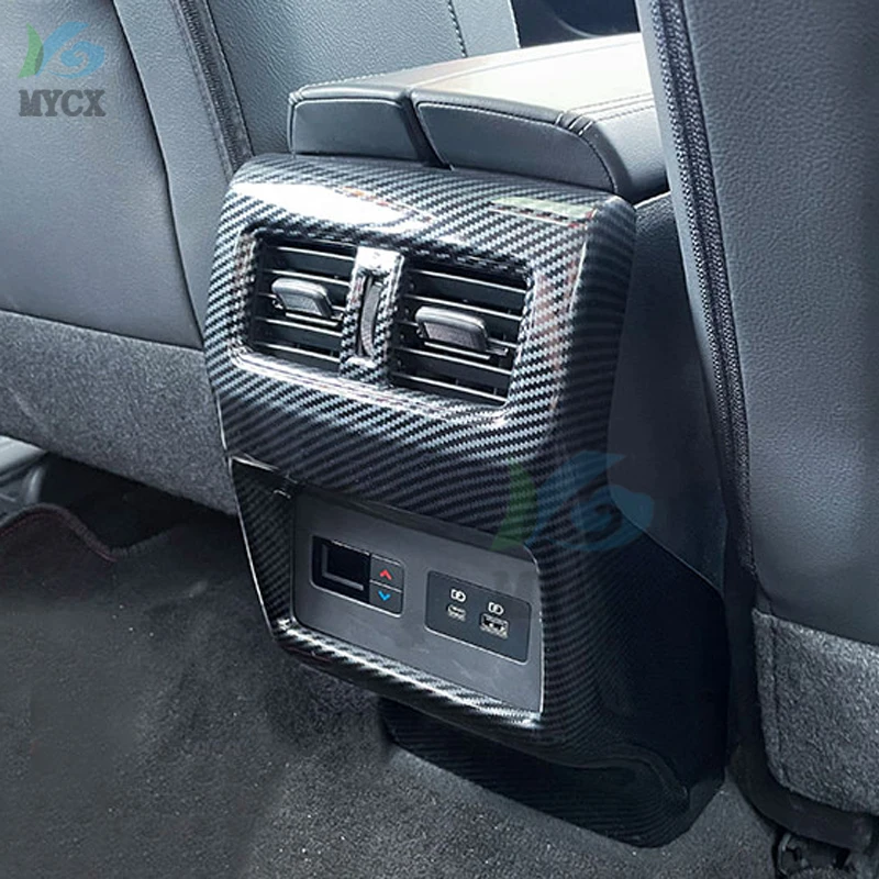 For nissan x-trail x trail xtrail T33 2021 2022 Car Armrest Box Rear Air Conditioner Outlet Frame Cover Trim Interior Mouldings