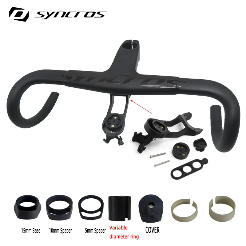 

Syncros Multiple Colour road carbon Handlebar and Stem -11 ° 90-130mm bike farme bicycle parts use 28.6mm 31.8mm carbon fork