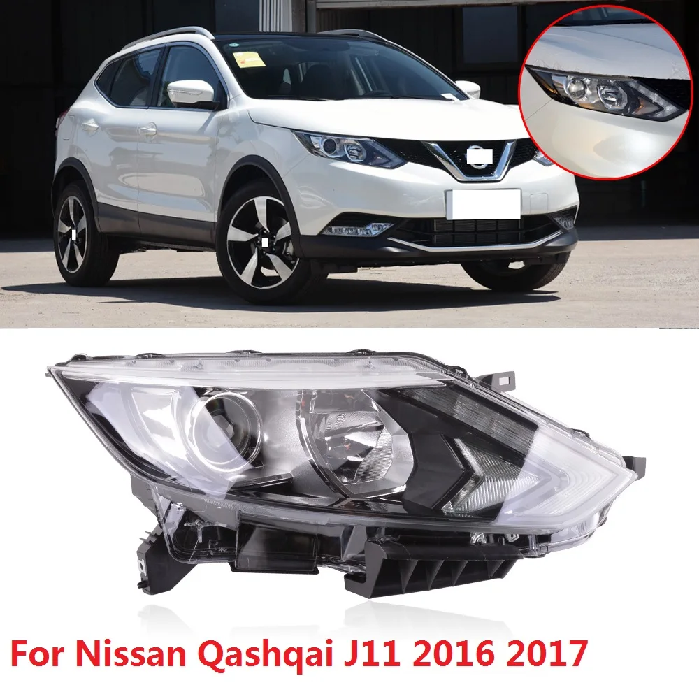 Kamshing For Nissan Qashqai J11 2016 2017 Front Bumper Headlight Headlamp Head Light Head Lamp Assembly