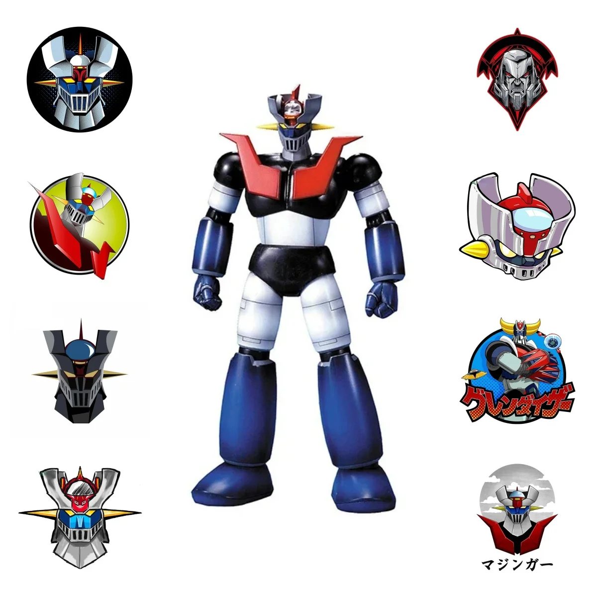 New Design Ideas Mazinger VAN Car Sticker Waterproof Personality RV Decal Trunk RV Refrigerator Decoration Vinyl Decal