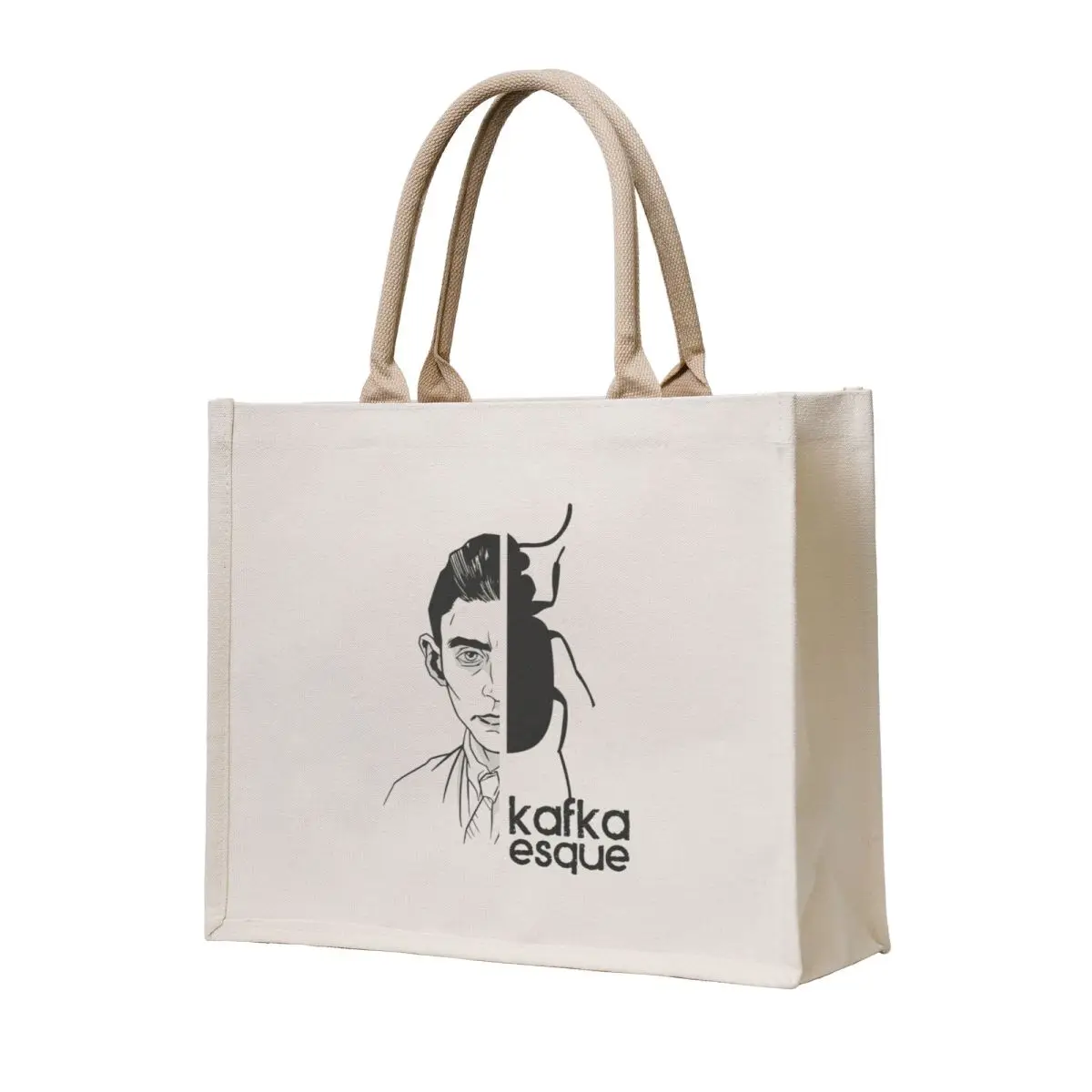 

Kafkaesque - Franz Kafka Drawing Tote Bag Large bags for women Big bag women Woman shopper bag