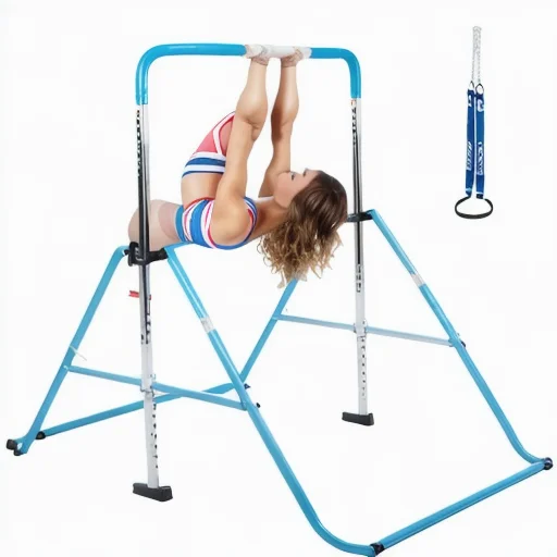 

2024 Hot Sale Stainless Steel Adjustable Kids Horizontal Bar Mini Gymnastics Junior Training Bar for Home Exercise