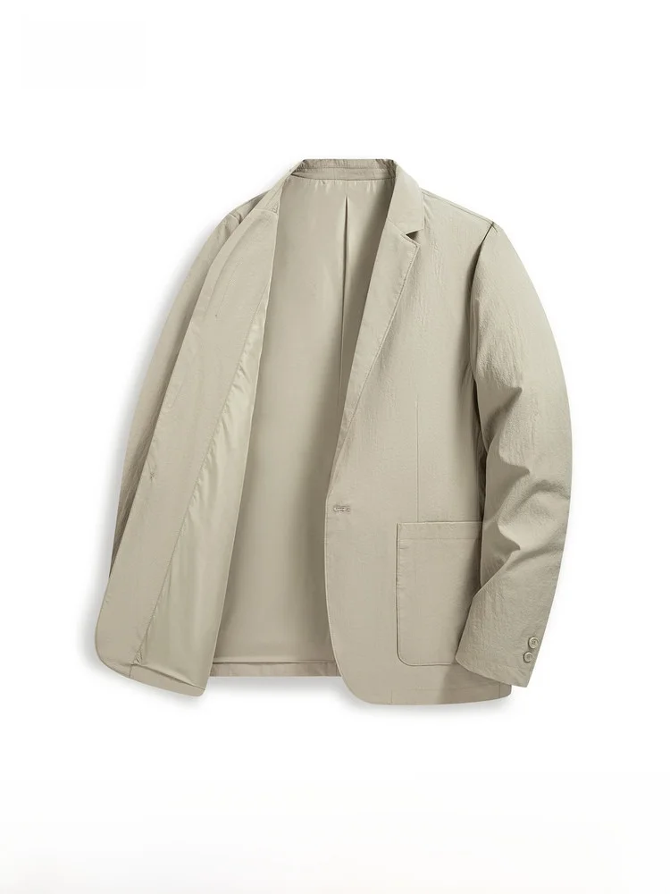 

Snow Flying 2026 Summer Men's Business Casual Single Button Slim Fit Gentleman Style Jacket Standard Fit Regular Length
