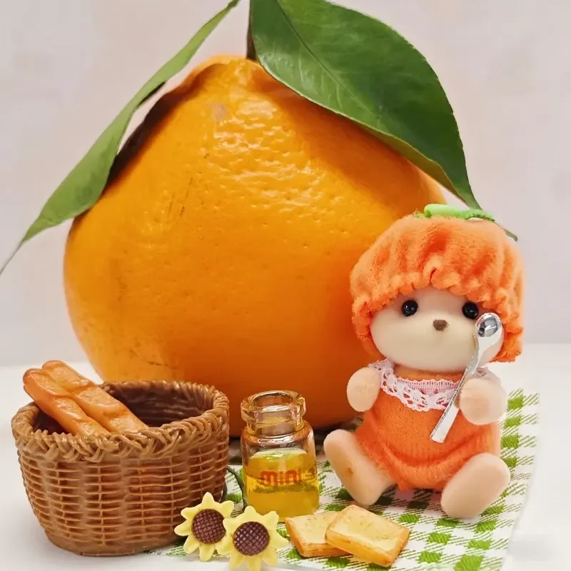 Jp Exclusive Edition Cute Forest Baby Family Anime Grape Strawberry Orange Baby Set Doll Toy Collection Gift