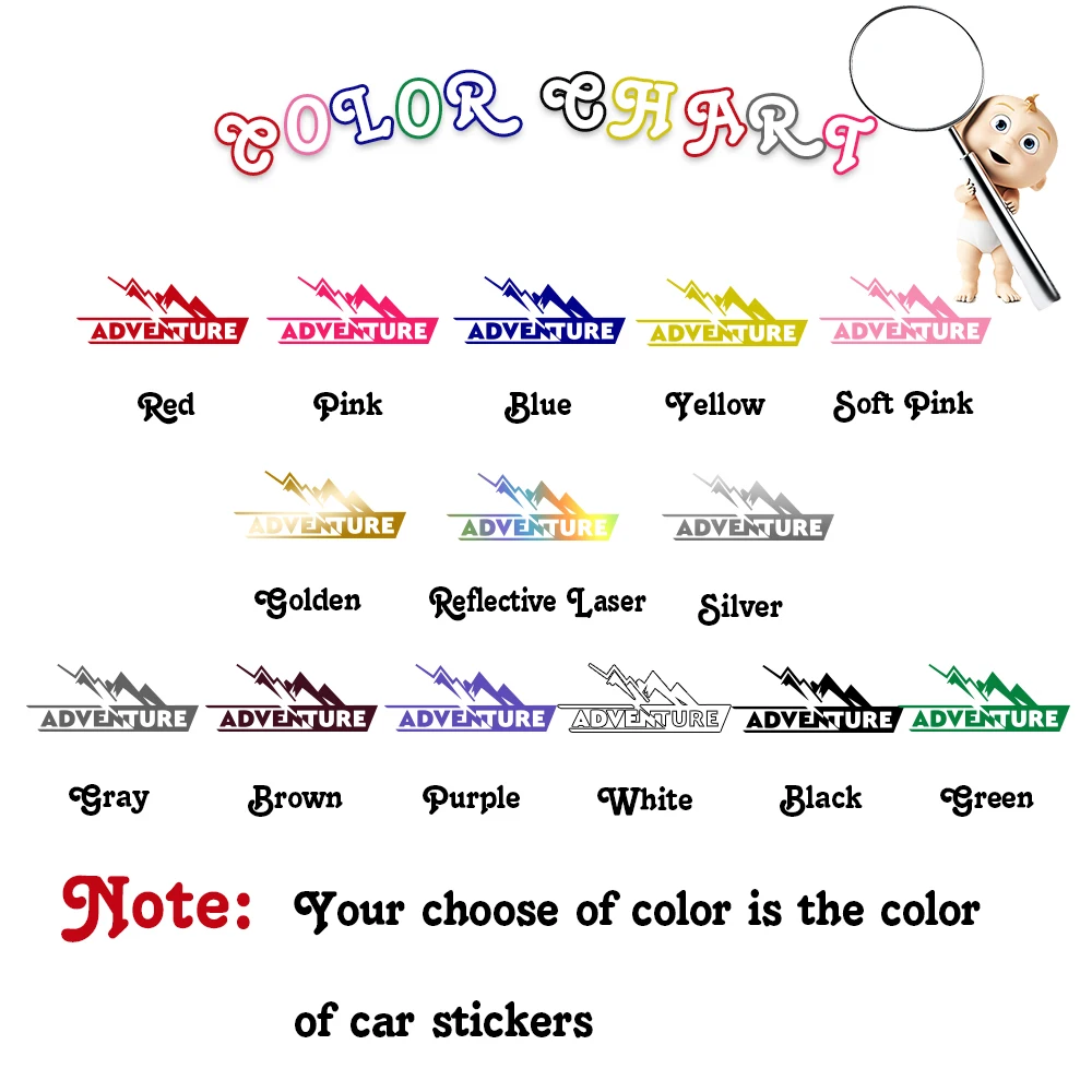 Cute Adventurer Auto Sticker Vinyl Decal Sticker Car Motorcycle Car Styling