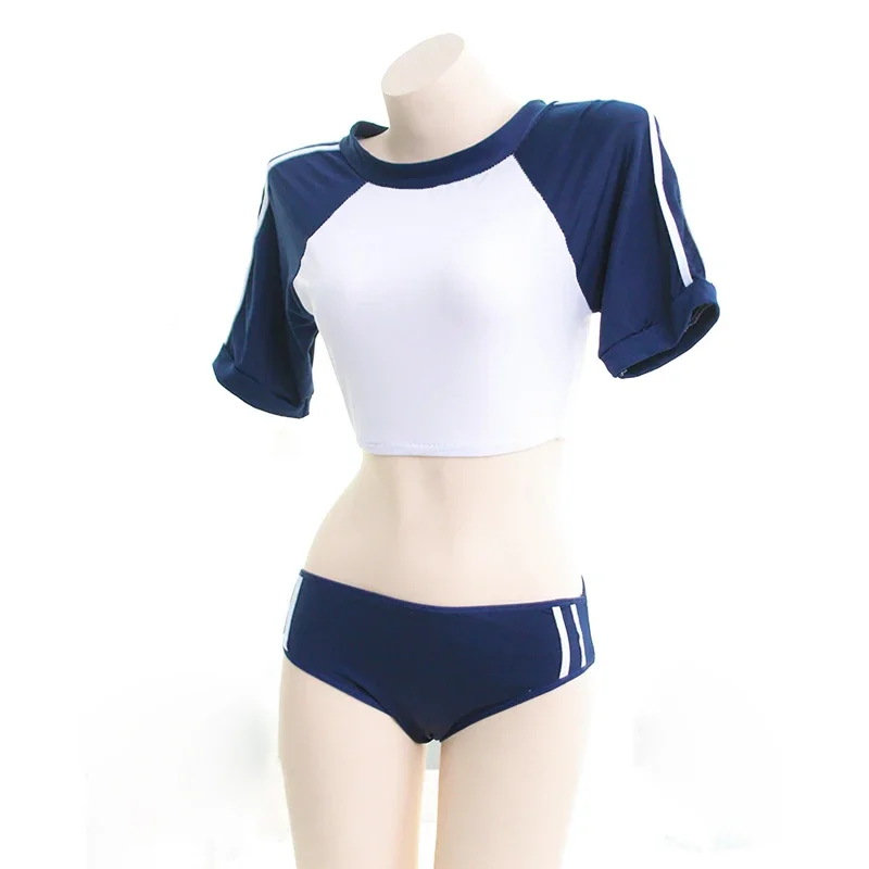 Uniforme de la série de maillots de bain japonais Anime pour étudiants, costume d'écolière, pyjama Sukumizu imbibé