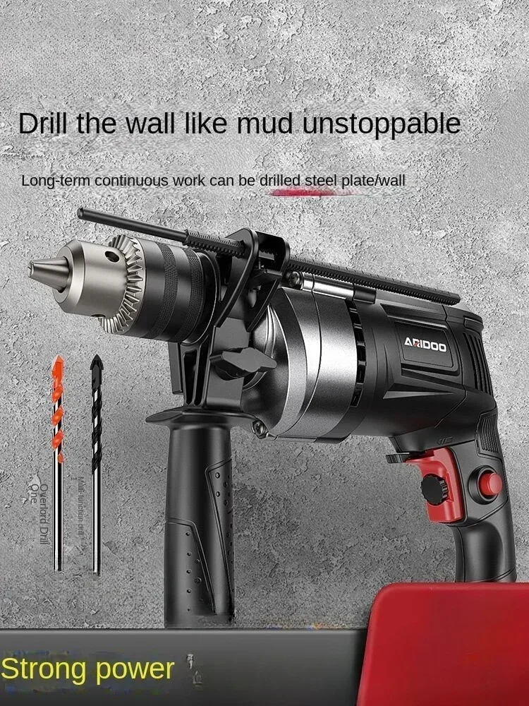 220V Compact Corded Drill for Precision Work and Tight Spaces, Great for DIY Projects