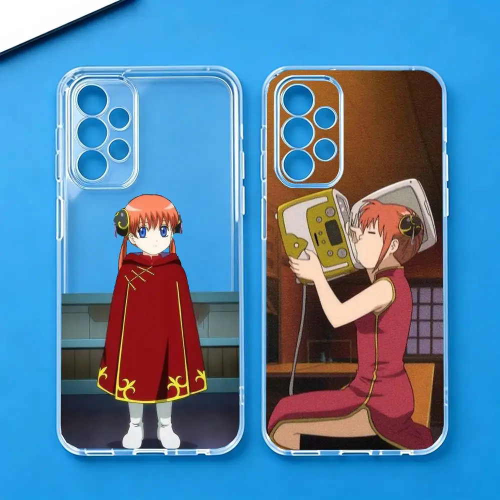 Anime-G-Gintama-K-kagura- Phone Case Transparent Silicone Soft For Samsung S25,S24,S21,S22,S23,S30,Ultra,S20,Plus,Fe