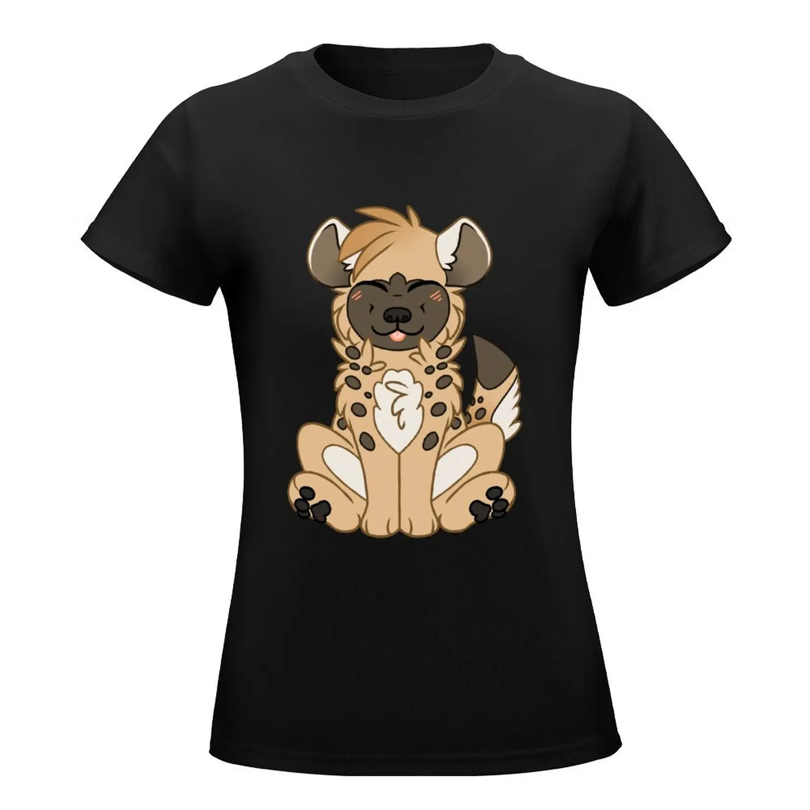 Cute Chibi Hyena T-Shirt lady clothes kawaii clothes Short sleeve tee t-shirt dress for Women plus size