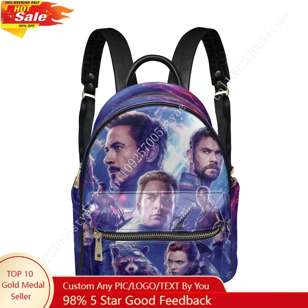 

Avengers Endgame Cosplay Backpack Womens Men Personalized Double Shoulder Bag Business Travel Bookbag Rucksack Gift Daypack