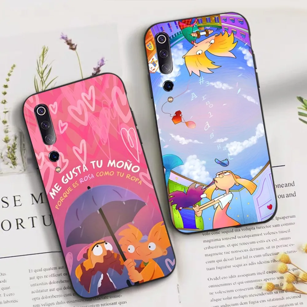 H-Hey A-Arnold H-Helga Cute Cartoon Phone Case For Xiaomi Mi 5X 8 9 10 11 12 Lite Pro 10T PocoX3pro PocoM3 Note 10 Pro Lite