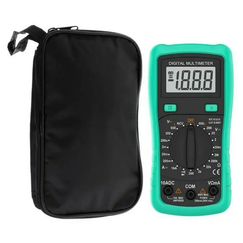 Multimeter Cloth Bag Waterproof And Shockproof Soft Protectation Bag Digital Multimeter Electric Tool Black Canvas Storage Case