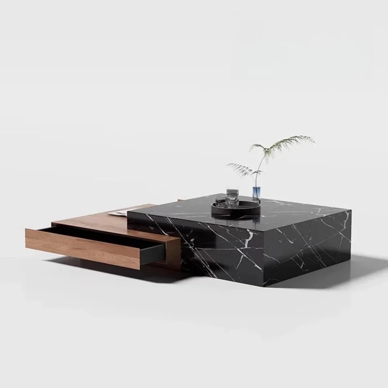 European Extendable Coffee Table Design Portable Nordic Luxury Coffee Table Poker Japanese Meubles Maison Home Furniture