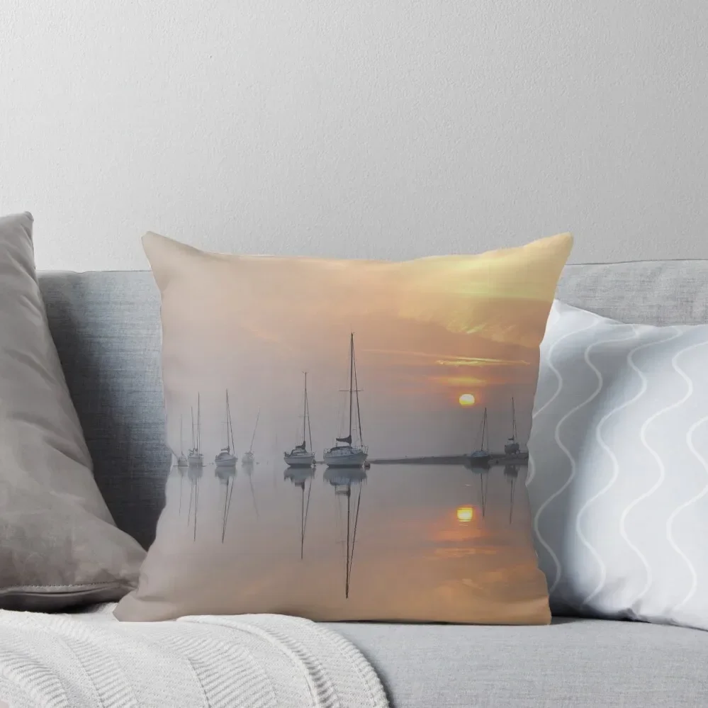 Calm on the (River) Crouch Throw Pillow Christmas Pillow Covers Pillow Decor Sofa Covers For Living Room