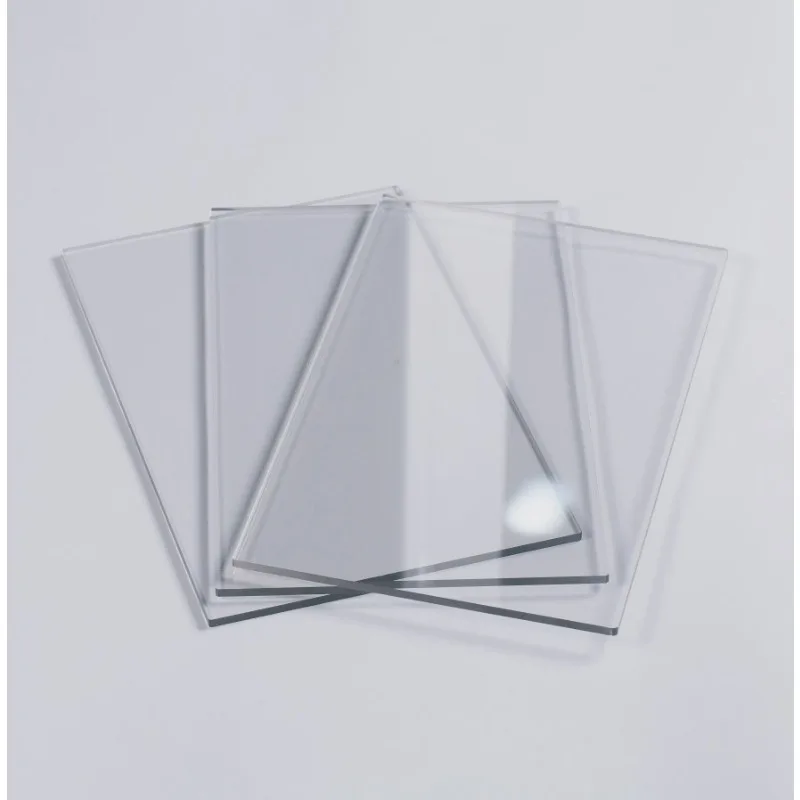 Ultra Thin Electronic Glass Substrate, 100x100mm, 0.4 / 0.55 / 1.8 / 2mm, 20Pcs Box for Lab Compost Bin