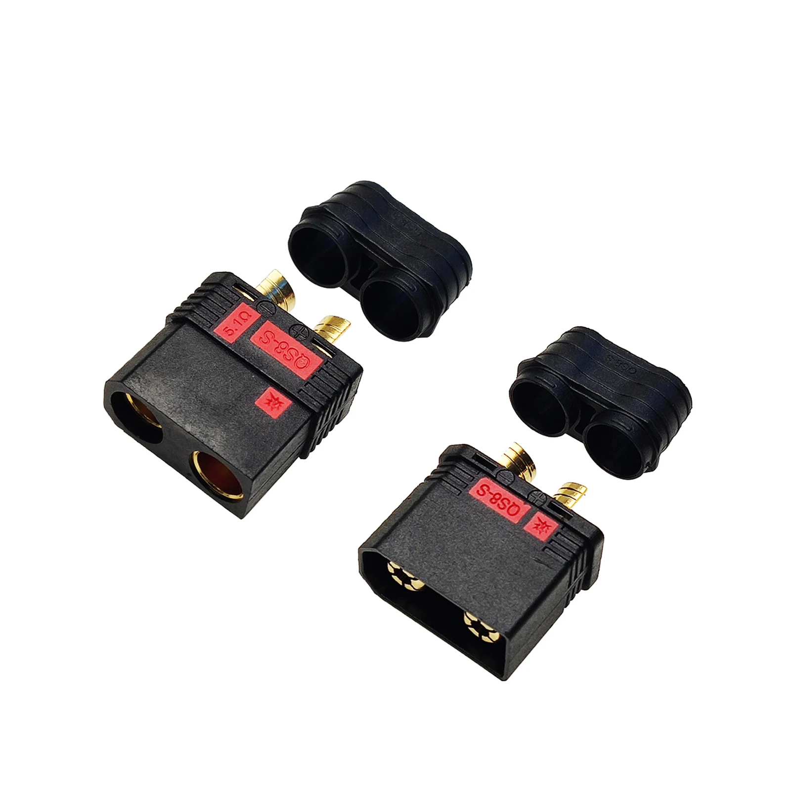 QS8-S Heavy Duty Battery Connector High Current antisk Gold maschio e femmina Plug per RC Drone Toys modello di auto veicoli elettrici