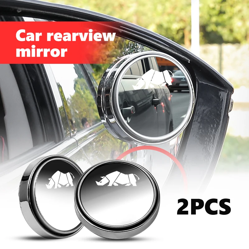 Car Rearview Mirror Small Circular Mirror Blind Spot Wide Angle For Suzuki Vitara Swift Grand Vitara Delica Jimny DZire Alto