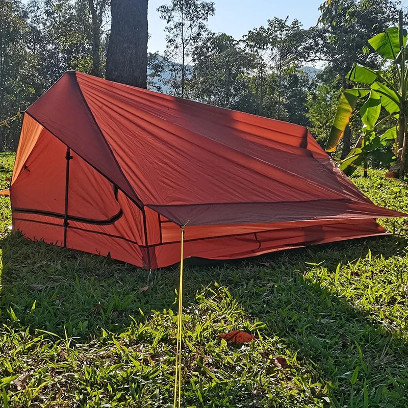 Ultralight Trekking Pole Tent, Backpacking Tent, Bikepacking Tents, Lightweight No POLE 2 Person tent, camping tent 2 person