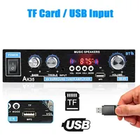 AK35 380 800W Home Digital Amplifiers Audio 110-240V Bass Audio Power bluetooth Amplifier Hifi FM Auto Music Subwoofer Speakers