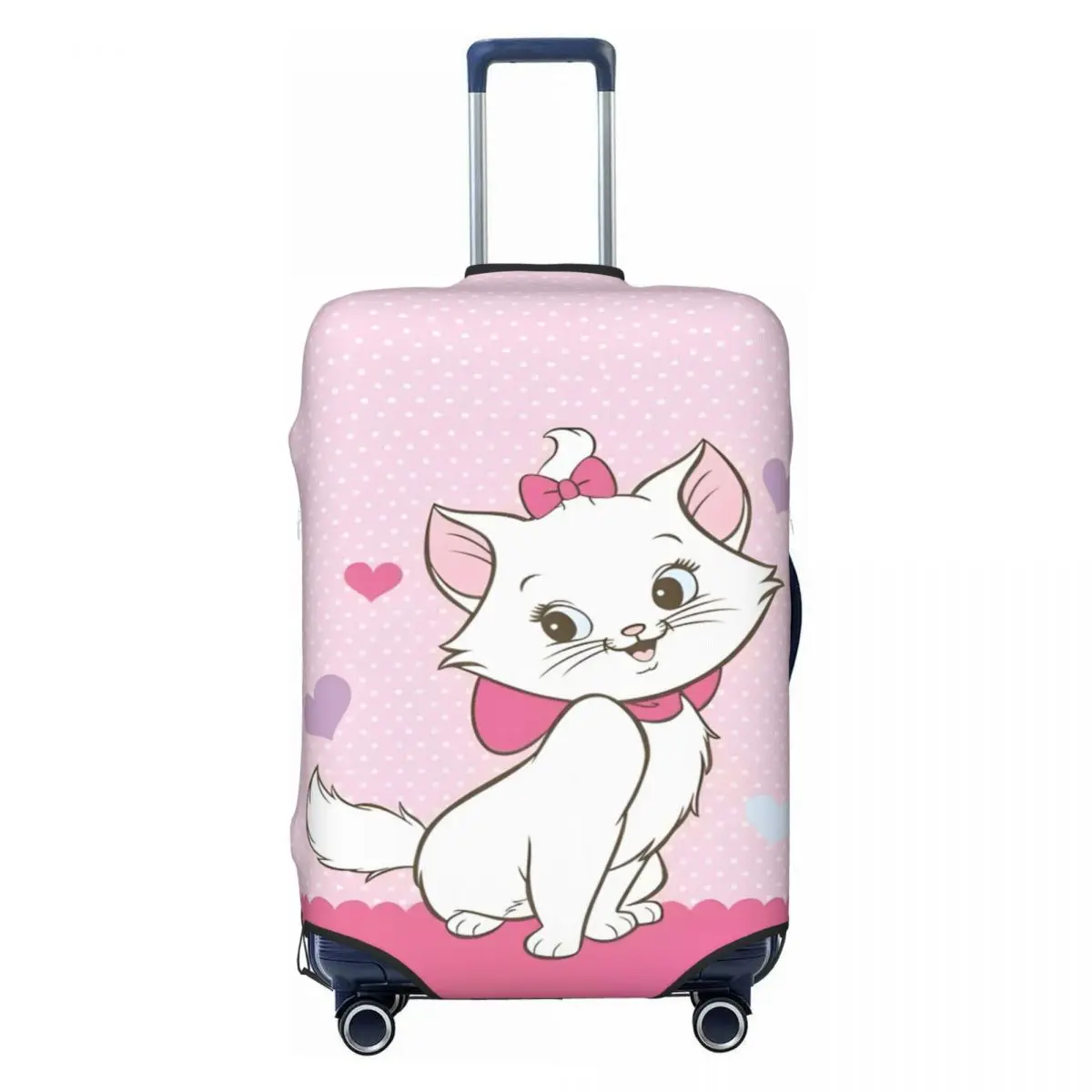 

Custom Cute Marie Cat Luggage Cover Fashion The Aristocats Suitcase Protector Covers Suit For 18-32 inch