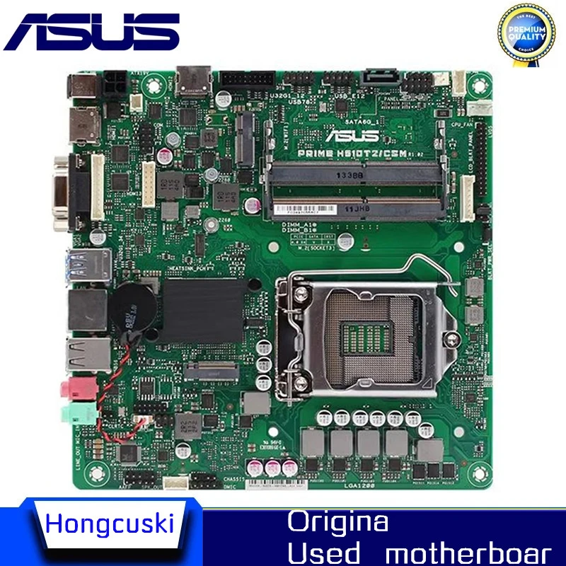 For ASUS H510T2/CSM Original Desktop Intel Used H510 H510M DDR4 Motherboard LGA 1200  i7/i5/i3 USB3.0 M.2 SATA3