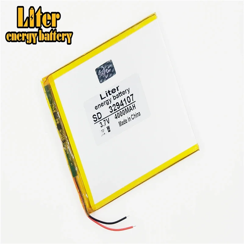 كمبيوتر لوحي 3294107 ، 3.7 فولت ، 4000 مللي أمبير ، بطارية ليثيوم أيون بوليمر ، للكمبيوتر اللوحي ، 7 بوصة ، 8 بوصة ، 9 بوصة