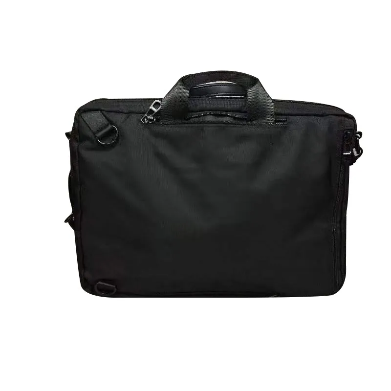 Multifunctional simple  Double shoulder cross-body hand-held single shoulder bag Practical zipper compartment laptop compar