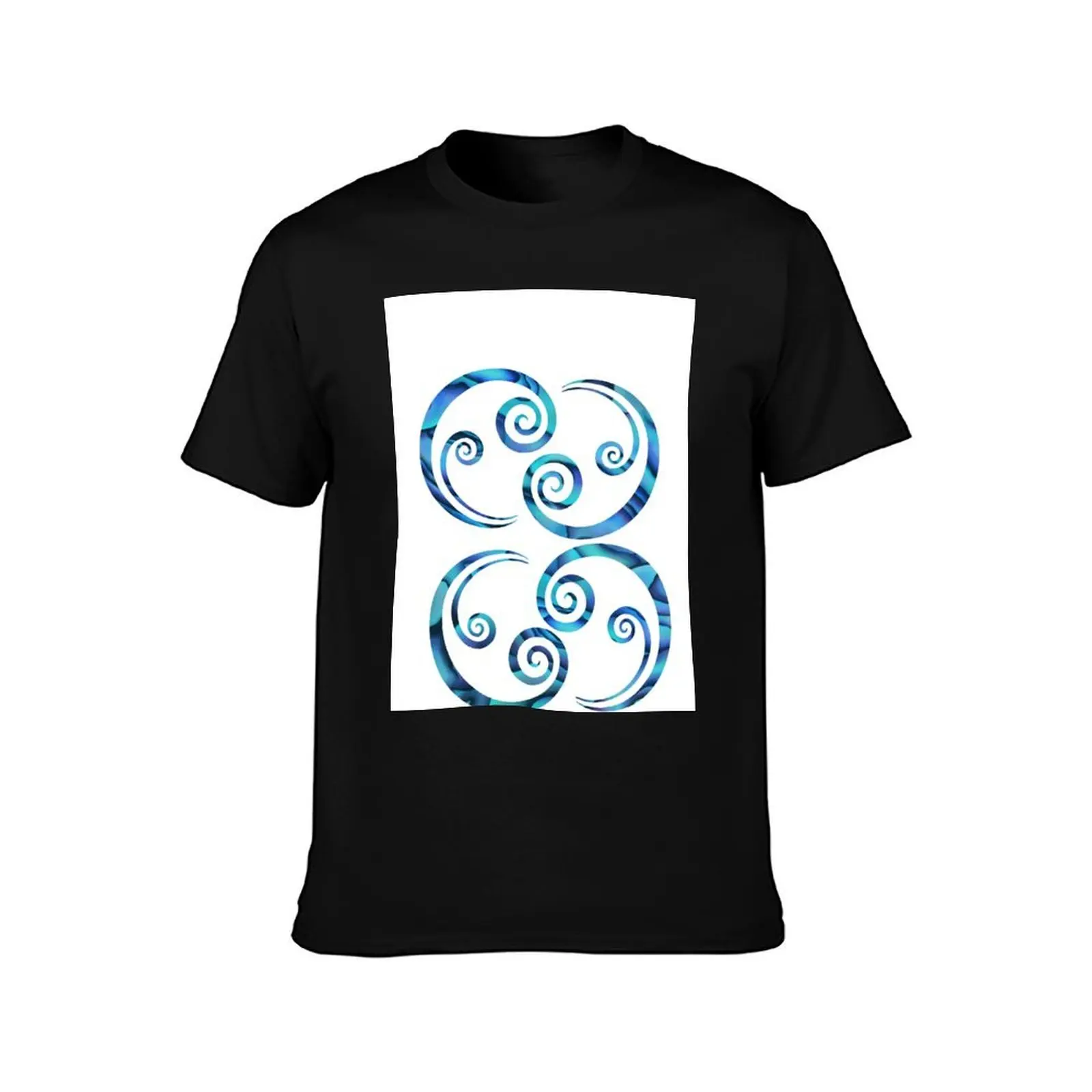 Double koru paua T-Shirt Lightweight Cooling Short Sleeve Tee T-Shirt