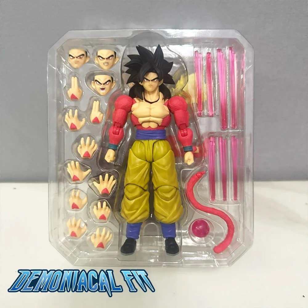 In Stock Demoniacal Fit Figure Dragon Ball Z Action Figures SSJ4 Untamed Power Son Goku Model Statue GK Figurine Figure Toy Gift