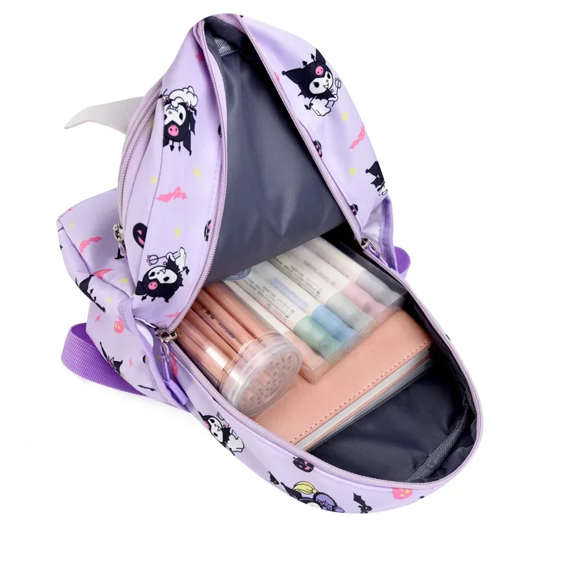 

Новый рюкзак Куроми из ткани Оксфорд, школьная сумка для девочек, дышащий, милый, с мультяшным дизайном, для студентов, для хранения, с аниме-фигурками, для женщин