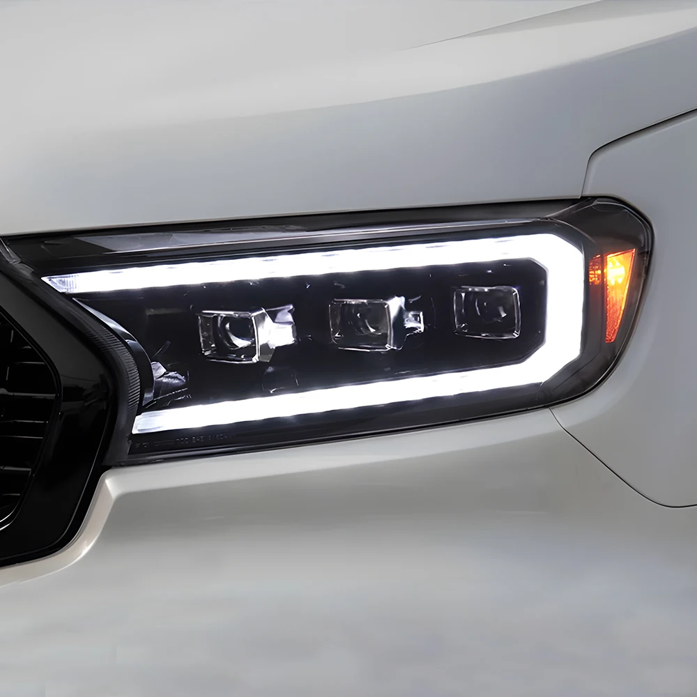 

Car Front Lamps For Ford Ranger 2016-2020 LED Auto Headlights Assembly Upgrade Dynamic DRL 3 Projector Lens Tool Car Accessories