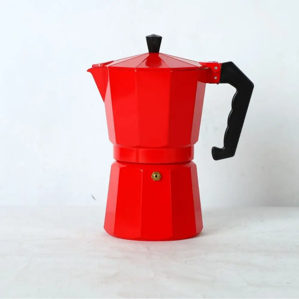 Classic Aluminum Moka Pot Espresso Maker Stove Top Coffee Brewer Italian Style Percolator Home Office Coffee Equipment