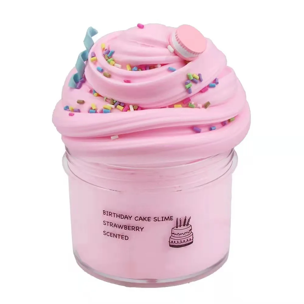 Slime Fluffy Latte Butter Educational Toys DIY Slime Supplies Kit Stress Relief Cotton Puree Charms Children\'s Toys