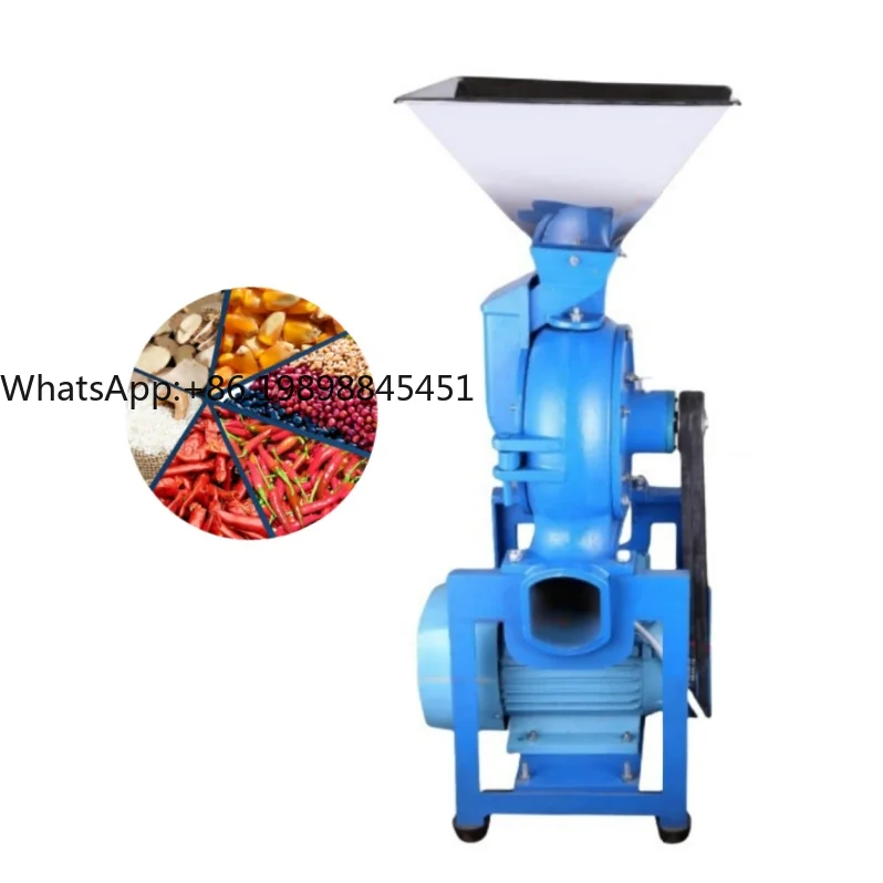 

Sieve Spice Cereal Grinding Machine for Dried Milling Pulverizing of Soybean Bean Dry Ginger Curry Chili Turmeric Into Powder