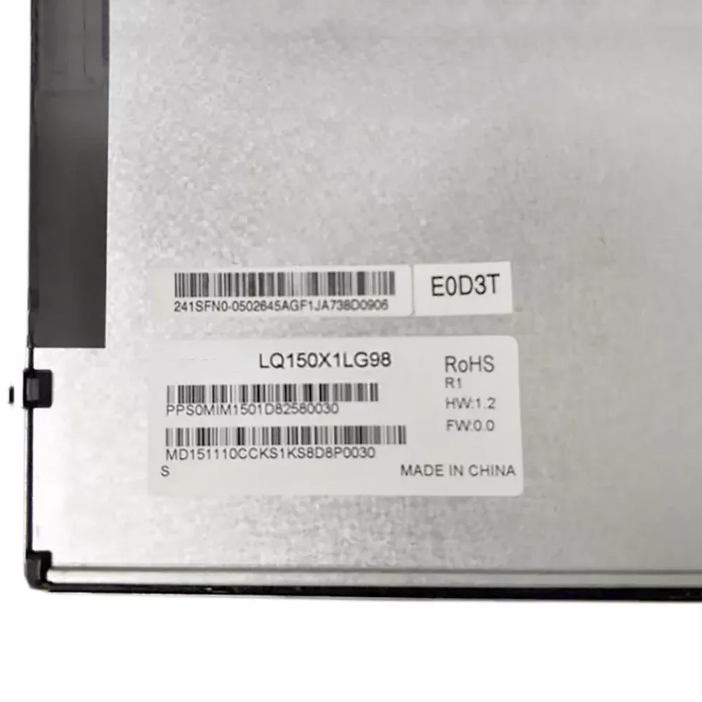 LQ150X1LG98 tela LCD original de 15 polegadas