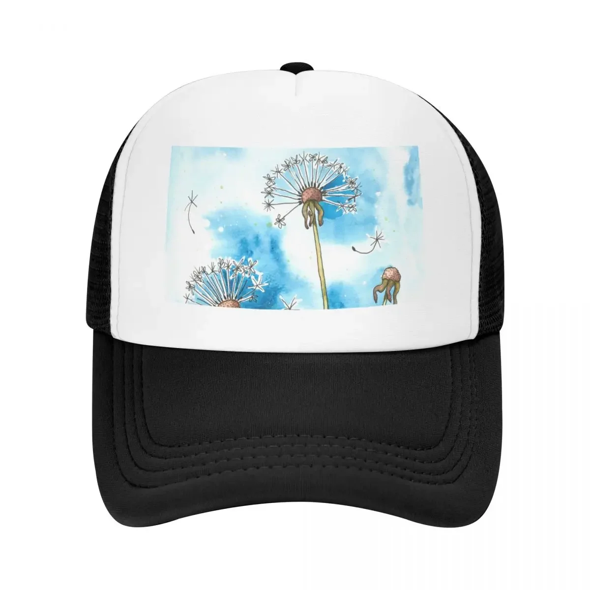 Dandelion Clocks Baseball Cap Golf Wear Fashion Beach summer hat Male Women's