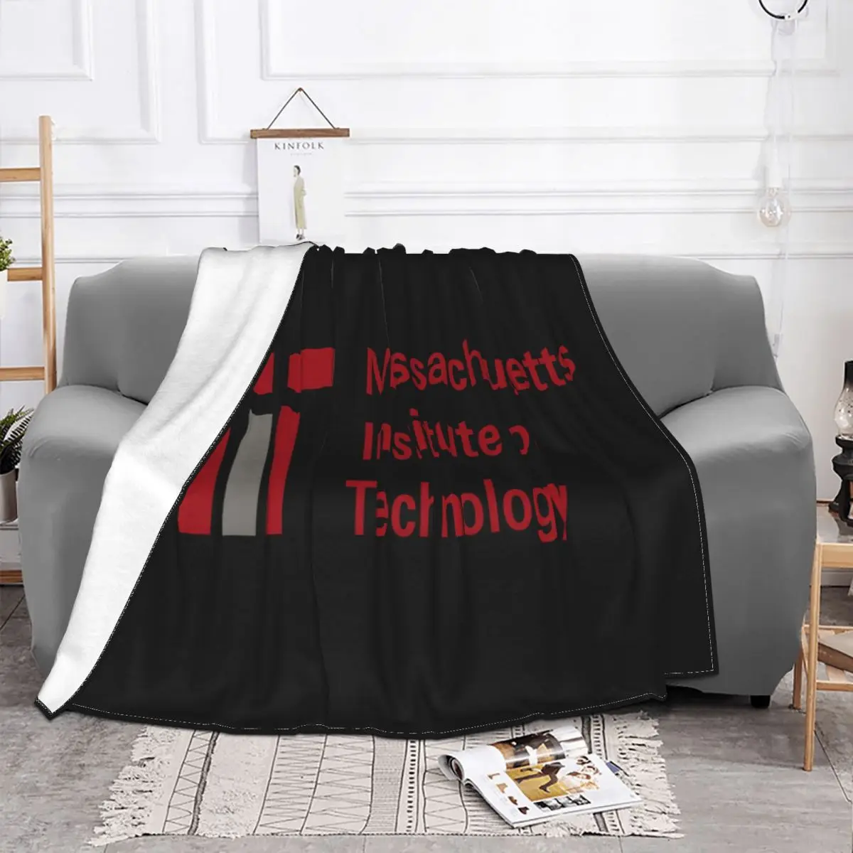 Mit Institute Of Technology Massachusetts Baseball Guaranteed 100 097 Baseball Hats Wom Throw Blanket