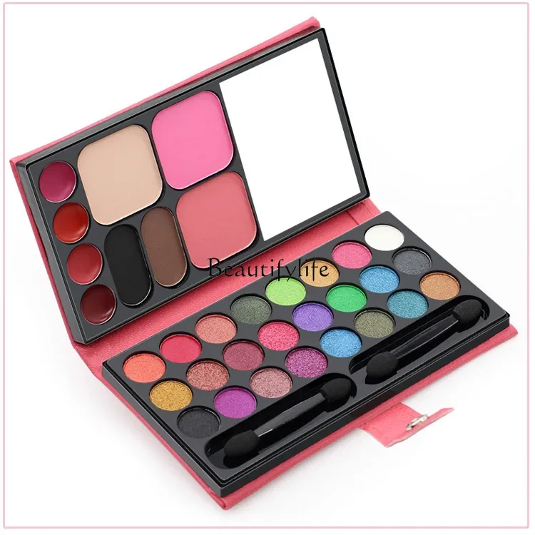 33 Color Eyeshadow Earth Lipstick Eyebrow Powder Full Set Stage Makeup Wallet Type Eye Shadow Plate