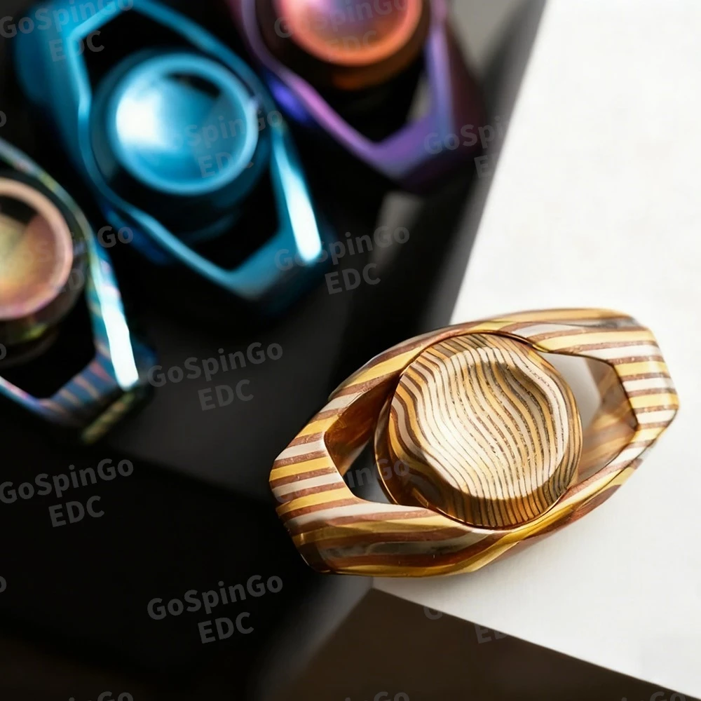 DBEDC Er Niu الفولاذ المقاوم للصدأ لعبة تخفيف التوتر تململ سبينر ألعاب متململة للبالغين التصاميم الأصلية أدوات تخفيف القلق #4