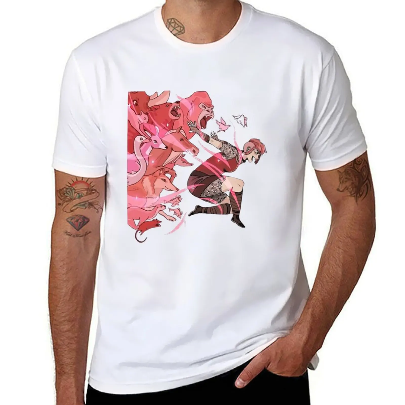 

Nimona T-Shirt Non-Shrink Basic Cotton T-Shirt