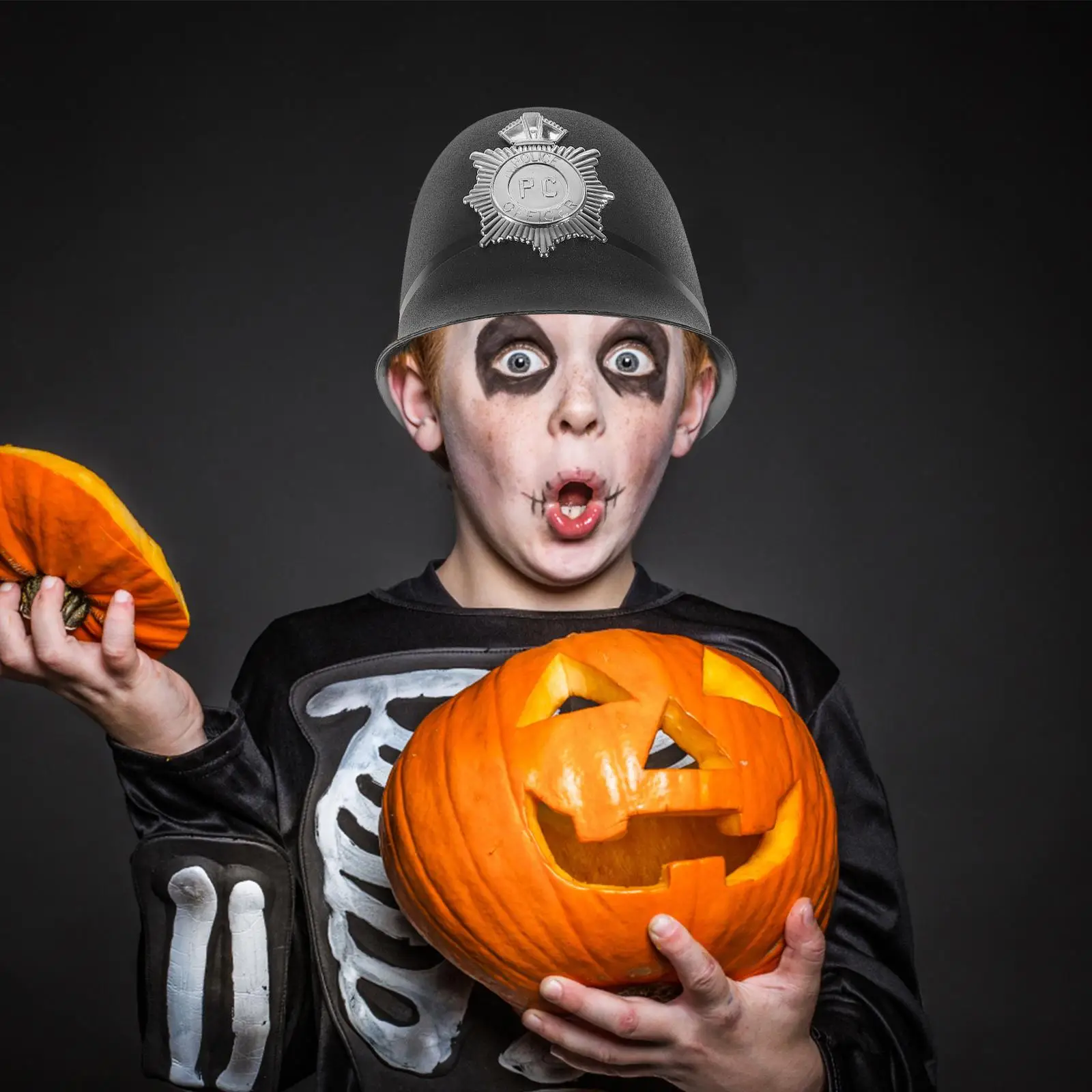 Полицейский шлем Бобби, полицейские шапки Hooey для мужчин, кепка со значком офицера, вечерние карнавальный костюм, высокое качество Miss